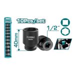 Jeu de douille à choc 1/2 THISTD12101 TOTAL – Image 2