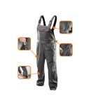 Salopette de Travail Gris – Image 2