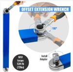 Offset Extension Wrench avec Adaptateur D'entraînement
