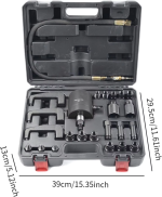 Kit d'outils de démontage d'injecteur diesel pneumatique – Image 4